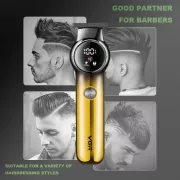 Аккумуляторная машинка для стрижки VGR V-989 от USB с 3 насадками
