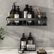 Полка в ванную (30х13х5,5см) STORAGE RACK AND197, настенная/органайзер для ванной комнаты на стену