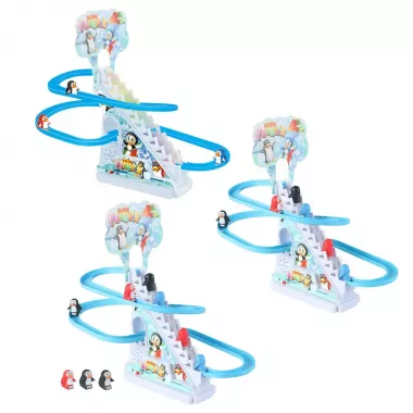 Музична іграшка-трек пінгвіни на гірці 3311 Happy Penguin