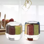 Фигурный органайзер для круп с дозатором 8 л