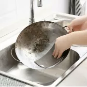 Абразивная губка для чистки посуды sandpaper AND-5599