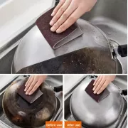 Абразивная губка для чистки посуды sandpaper AND-5599