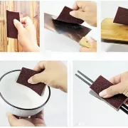 Абразивная губка для чистки посуды sandpaper AND-5599