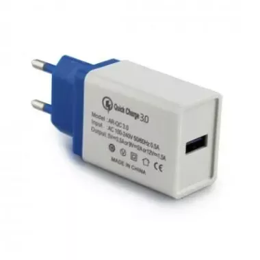 Адаптер Fast Charge QC3.0 USB AR 60/4311 WHITE Адаптер Fast Charge QC3.0 USB AR 60/4311 WHITE