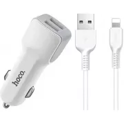 Адаптер ОЗУ Hoco Z23 dual-port car charger 2USB 2.4A