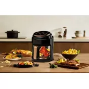 Аэрофритюрница безмасляная сенсорная на 6л Gold Diamond TK9905 3200Вт