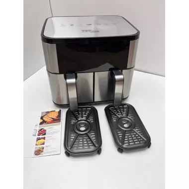 Аерофритюрниця на 2 чаші Zepline ZP-209 з потужністю 4000Вт на 12л