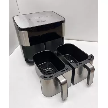 Аерофритюрниця на 2 чаші Zepline ZP-209 з потужністю 4000Вт на 12л