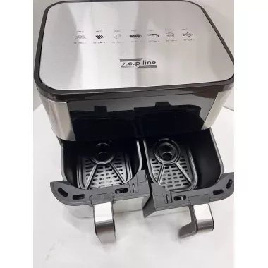 Аерофритюрниця на 2 чаші Zepline ZP-209 з потужністю 4000Вт на 12л