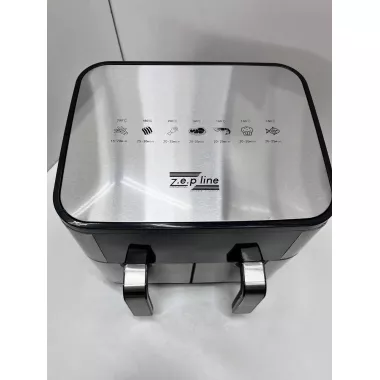 Аерофритюрниця на 2 чаші Zepline ZP-209 з потужністю 4000Вт на 12л