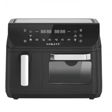 Аэрофритюрница Sokany SK-10060 с 2 чашами, сенсорное управление Аэрофритюрница Sokany SK-10060 с 2 чашами, сенсорное управление