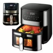 Аерогриль Rainberg RB 2268 4200W аерофрітюрниця безмасляна для приготування без олії з регулюванням температури 8 л