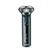 Аккумуляторная электробритва VGR V-310 для влажного и сухого бритья с тремя головками IPX7