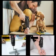 Аккумуляторная отвертка трансформер, 48 элементов, мини-шуруповерт