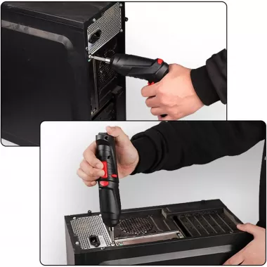 Акумуляторна викрутка трансформер, 48 елементів, міні-шуруповерт Акумуляторна викрутка трансформер, 48 елементів, міні-шуруповерт