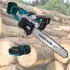Акумуляторна ланцюгова пилка Electric SAW 16 дюймів + 2 акумулятори потужна електропилка BLUE