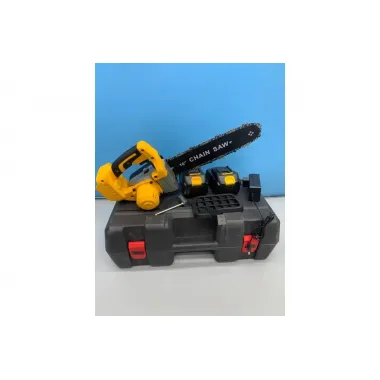 Аккумуляторная цепная пила Electric SAW 16 дюймов в чемодане + 2 аккумулятора мощная электропила ND-16 Аккумуляторная цепная пила Electric SAW 16 дюймов в чемодане + 2 аккумулятора мощная электропила ND-16