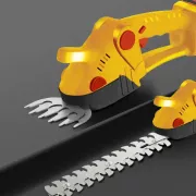 Аккумуляторные ножницы-кусторезы на 24Вт с 2 насадками по уходу за садом в кейсе