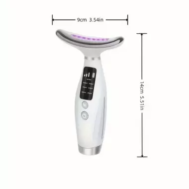 Аккумуляторный электрический массажер для лица Neck Beauty Device с LED-дисплеем, 7 режимов, USB-зарядка Аккумуляторный электрический массажер для лица Neck Beauty Device с LED-дисплеем, 7 режимов, USB-зарядка