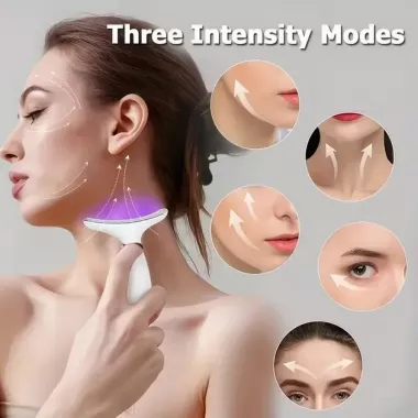 Аккумуляторный электрический массажер для лица Neck Beauty Device с LED-дисплеем, 7 режимов, USB-зарядка Аккумуляторный электрический массажер для лица Neck Beauty Device с LED-дисплеем, 7 режимов, USB-зарядка