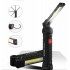 Аккумуляторный фонарь лампа светильник WORKLIGHT W-52 складной (от USB/с МАГНИТОМ/с КРЮЧКОМ)