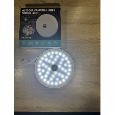 Аккумуляторный фонарь с гирляндой, USB и магнитным креплением / Подвесной фонарь для кемпинга 20м Аккумуляторный фонарь с гирляндой, USB и магнитным креплением / Подвесной фонарь для кемпинга 20м