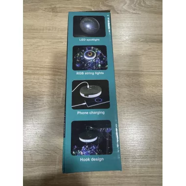 Аккумуляторный фонарь с гирляндой, USB и магнитным креплением / Подвесной фонарь для кемпинга 20м Аккумуляторный фонарь с гирляндой, USB и магнитным креплением / Подвесной фонарь для кемпинга 20м