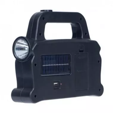 Аккумуляторный LED фонарь прожектор с солнечной панелью USB выход съемные Hurry Bolt HB-6169 Аккумуляторный LED фонарь прожектор с солнечной панелью USB выход съемные Hurry Bolt HB-6169