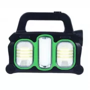 Аккумуляторный LED фонарь прожектор с солнечной панелью USB выход съемные Hurry Bolt HB-6169