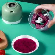 Аккумуляторный мини измельчитель для продуктов 250мл, с USB / Кухонный мини блендер для овощей