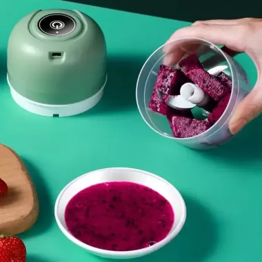 Аккумуляторный мини измельчитель для продуктов 250мл, с USB / Кухонный мини блендер для овощей Аккумуляторный мини измельчитель для продуктов 250мл, с USB / Кухонный мини блендер для овощей