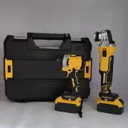 Аккумуляторный набор инструментов в кейсе 2 в 1 Болгарка и Гайковерт