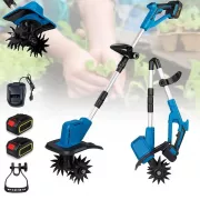 Аккумуляторный ручной культиватор для разрыхления и прополки земли Domotec 2 АКБ 48V 4000W