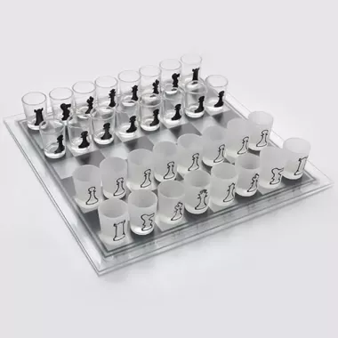 Алко шахматы с рюмками 38,5 x 38,5 см 62100