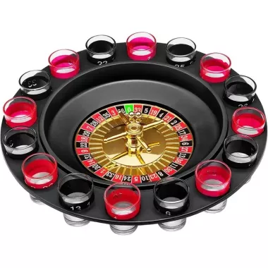 Рулетка зі стопками Drinking Roulette Set i3-90 алко рулетка казино на 16 чарок