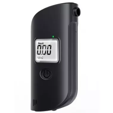 Алкотестер с LCD дисплеем от батареек / Тестер на алкоголь / Алкометр / Алкотестер портативный