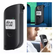 Алкотестер с LCD дисплеем от батареек / Тестер на алкоголь / Алкометр / Алкотестер портативный