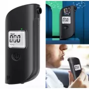 Алкотестер с LCD дисплеем от батареек / Тестер на алкоголь / Алкометр / Алкотестер портативный