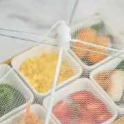 Антимоскітна парасолька-ковпак для продуктів / Антимоскітна сітка парасолька на стіл, 48х26см