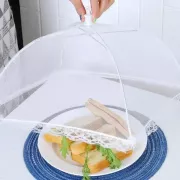Антимоскітна парасолька-ковпак для продуктів / Антимоскітна сітка парасолька на стіл, 48х26см