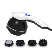 NEW Антицеллюлитный массажер Body Massage, 4 насадки / Вибромассажер с ИК подогревом / Массажер для тела