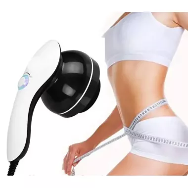 NEW Антицеллюлитный массажер Body Massage, 4 насадки / Вибромассажер с ИК подогревом / Массажер для тела