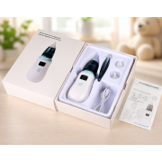 Аспіратор дитячий акумуляторний 2-в-1 BABY NOSE з LED-дисплеєм та регулятором потужності (WO-19)