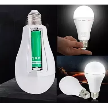 Аварийная светодиодная лампа 20W с аккумулятором на патрон лампочка Led аккумуляторная под цоколь