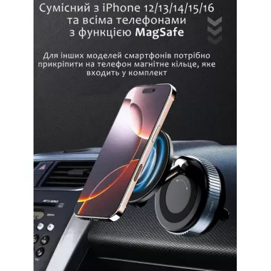 Автодержатель для телефона JoyPro magnetic holder K007