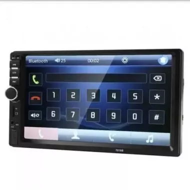 Універсальна автомагнітола 2 Din сенсорна, Bluetooth AMP 7018B, з пультом у комплекті