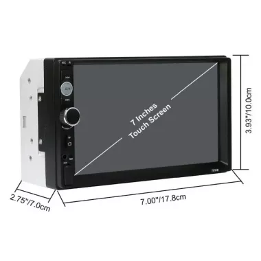 Універсальна автомагнітола 2 Din сенсорна, Bluetooth AMP 7018B, з пультом у комплекті