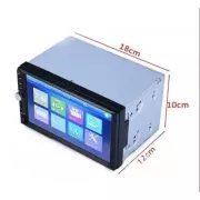 Універсальна автомагнітола 2 Din сенсорна, Bluetooth AMP 7018B, з пультом у комплекті