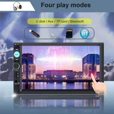 Автомагнитола CML-PLAY 7010B 2DIN с пультом ДУ (сенсорный экран)