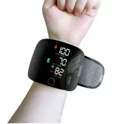 Автоматический тонометр на запястье от аккумулятора 300 мАч / Умный тонометр с сенсорным экраном и голосом